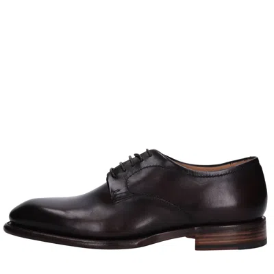 Fabi Flat Shoes In Marrone Marroni