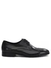 Fabi Cap-toe Lace-up Shoes With Polished Finish