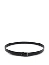 Fabi Leather Belt In Black