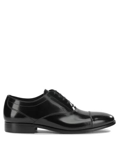 Fabi Leather Brogues In Black
