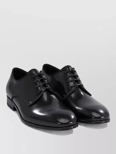 Fabi Leather Lace-up Shoes In Animal Print