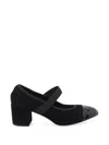 Fabi Logo-embossed Elasticated Pumps In Black