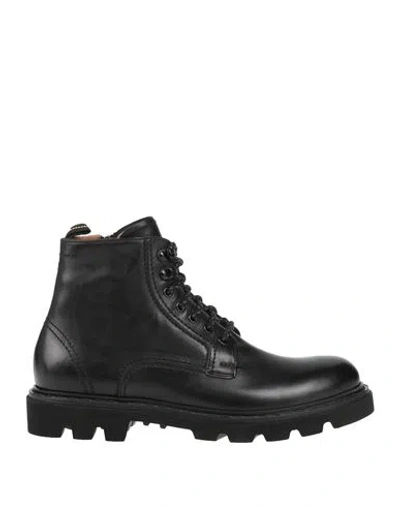 Fabi Man Ankle Boots Black Size 7 Calfskin