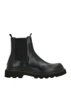 Fabi Man Ankle Boots Black Size 8 Leather
