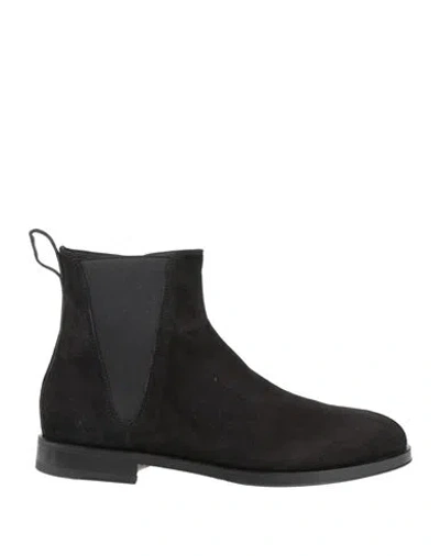 Fabi Man Ankle Boots Black Size 9.5 Leather