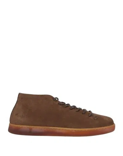 Fabi Man Ankle Boots Brown Size 11 Leather