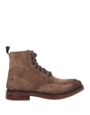 Fabi Man Ankle Boots Brown Size 9 Soft Leather In Brown