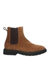 Fabi Man Ankle Boots Brown Size 9 Leather