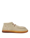 Fabi Man Ankle Boots Sage Green Size 8.5 Leather In Neutral