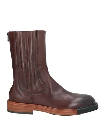 Fabi Man Boot Dark Brown Size 9 Calfskin