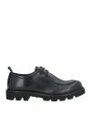 Fabi Man Lace-up Shoes Black Size 10.5 Calfskin In Black