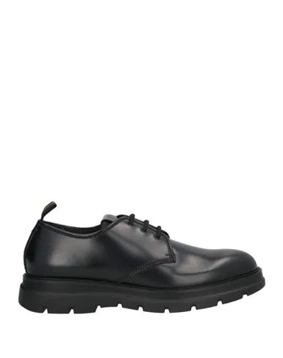 Fabi Man Lace-up Shoes Black Size 12 Leather