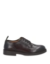Fabi Lace-up Leather Derby Shoes In Brown
