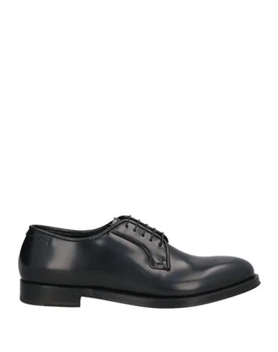 Fabi Man Lace-up Shoes Black Size 8.5 Leather