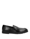 Fabi Man Loafers Black Size 12 Soft Leather In Black
