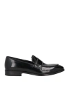 Fabi Man Loafers Black Size 9 Leather