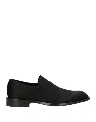 Fabi Man Loafers Black Size 9 Textile Fibers