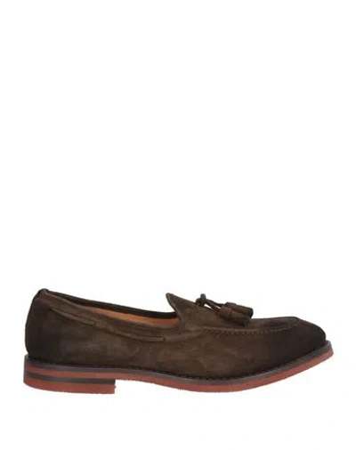Fabi Man Loafers Dark Green Size 9 Soft Leather In Green