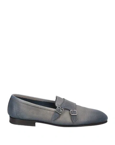 Fabi Man Loafers Grey Size 9 Leather