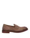 Fabi Man Loafers Khaki Size 8.5 Soft Leather In Beige