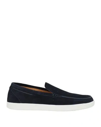Fabi Man Loafers Midnight Blue Size 12 Leather