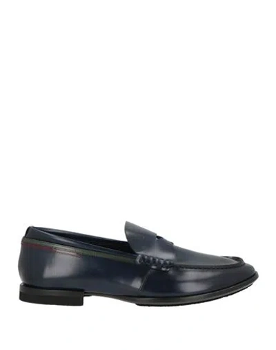 Fabi Man Loafers Navy Size 10 Leather
