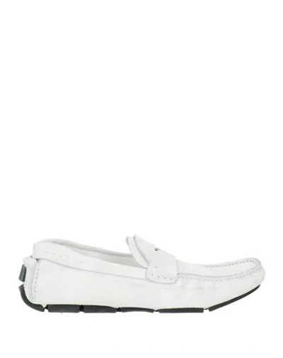 Fabi Man Loafers Off White Size 9.5 Leather