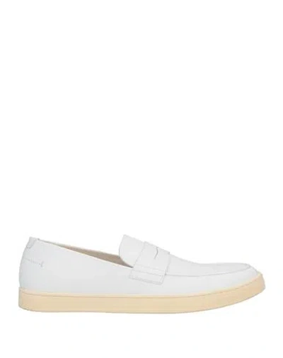 Fabi Man Loafers White Size 9.5 Leather