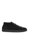 Fabi Man Sneakers Black Size 6 Leather In Black