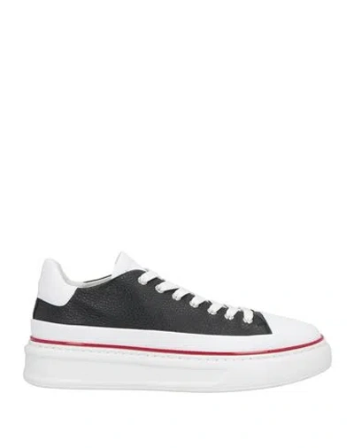 Fabi Man Sneakers Black Size 8 Leather