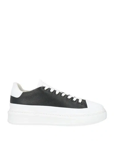 Fabi Man Sneakers Black Size 9 Leather