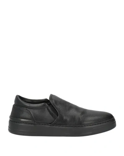 Fabi Man Sneakers Black Size 9 Leather