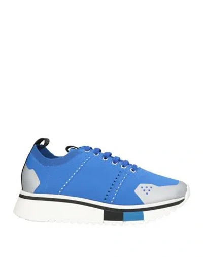 Fabi Man Sneakers Blue Size 7 Textile Fibers