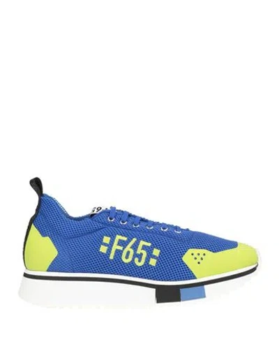 Fabi Man Sneakers Bright Blue Size 6 Textile Fibers