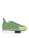 Fabi Man Sneakers Lime Green Size 9 Textile Fibers, Synthetisches Material In Green