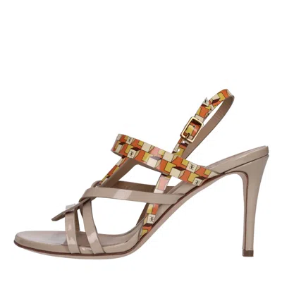 Fabi Sandals Beige In Beige Chari