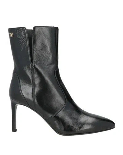 Fabi Woman Ankle Boots Black Size 5 Leather