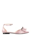 Fabi Woman Ballet Flats Pink Size 8 Textile Fibers In Pink