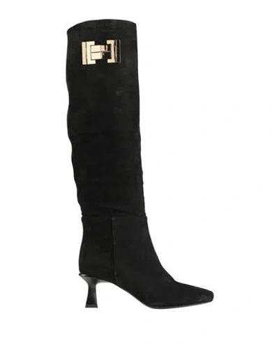 Fabi Woman Boot Black Size 7.5 Leather
