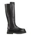Fabi Woman Boot Black Size 8 Leather In Black