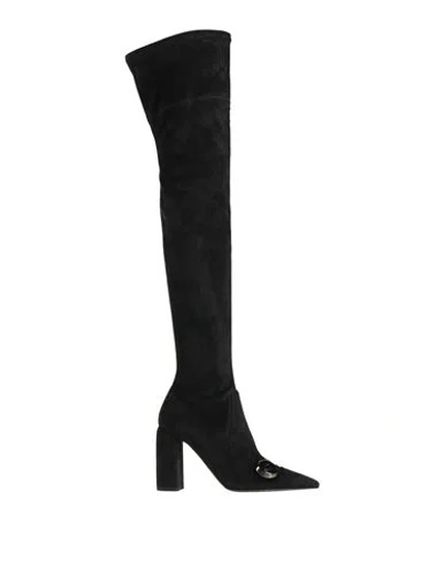 Fabi Woman Boot Black Size 8 Leather