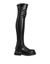 Fabi Woman Boot Black Size 7 Leather In Black