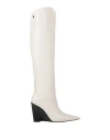 Fabi Woman Boot Off White Size 7 Leather