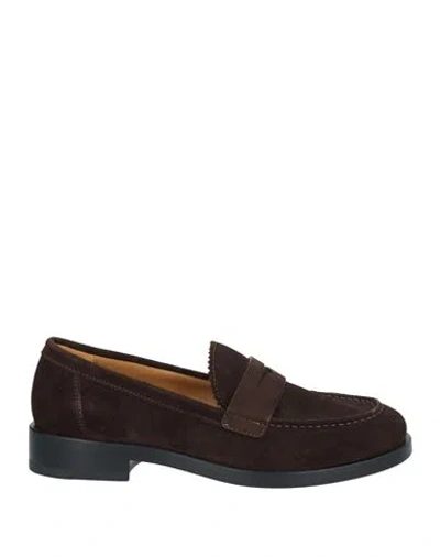 Fabi Woman Loafers Dark Brown Size 7.5 Leather