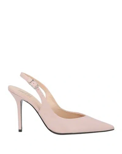 Fabi Woman Pumps Pink Size 8 Leather