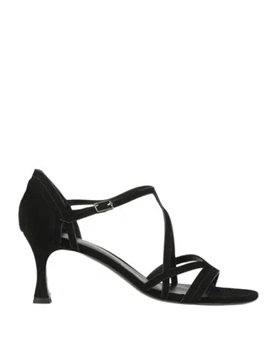 Fabi Woman Sandals Black Size 6 Leather
