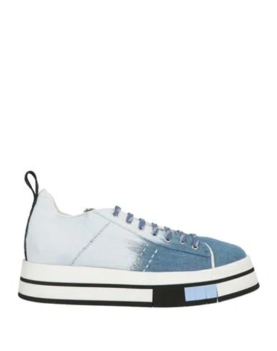 Fabi Woman Sneakers Blue Size 7 Textile Fibers