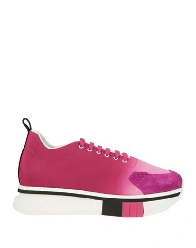 Fabi Woman Sneakers Garnet Size 6 Textile Fibers In Red
