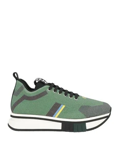 Fabi Woman Sneakers Green Size 6 Synthetic Material