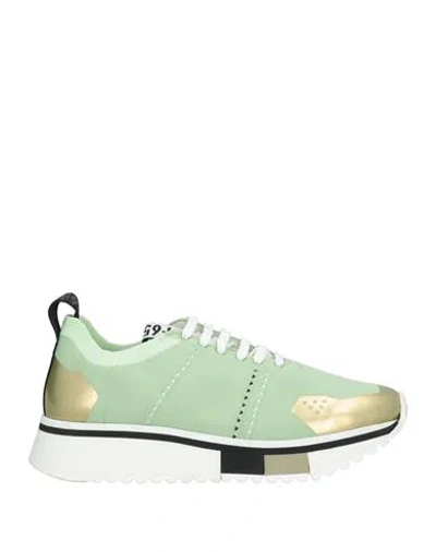 Fabi Woman Sneakers Light Green Size 11 Textile Fibers